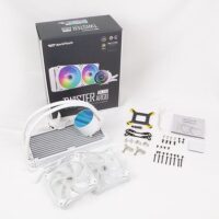 DarkFlash DX240 Liquid CPU Cooler White 06