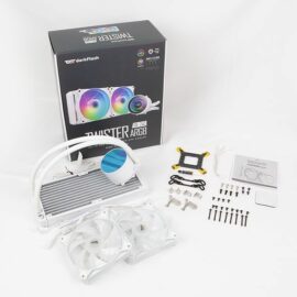 DarkFlash DX240 Liquid CPU Cooler White 06