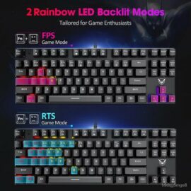 pictek pc244 mechanical keyboard pakistan 9