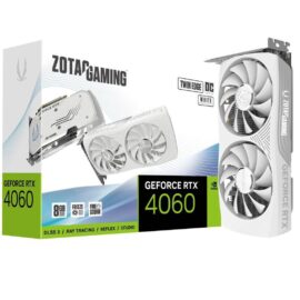 ZOTAC GAMING GeForce RTX 4060 8GB Twin Edge OC White Edition Graphics Card