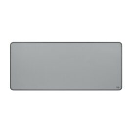 logitech desk mat studio series top view mid grey