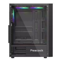 Boost Peacock With Stylish Pen Gaming Case Black 03