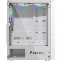 Boost Peacock With Stylish Pen Gaming Case White 04