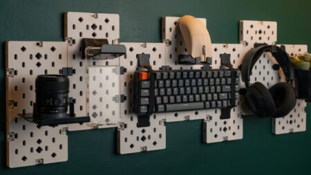 MXG PB 07 Wall Mounted Modular Gaming 7Pcs Pegboards White Price in Pakistan 06 scaled