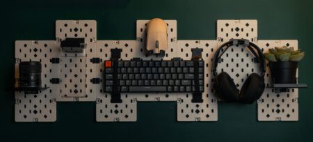 MXG PB 07 Wall Mounted Modular Gaming 7Pcs Pegboards White Price in Pakistan scaled