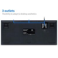 Skyloong GK75 Black Pink Knob Layout Mechanical Wireless Bluetooth Keyboard 01