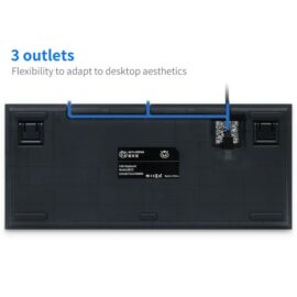 Skyloong GK75 Black Pink Knob Layout Mechanical Wireless Bluetooth Keyboard 01