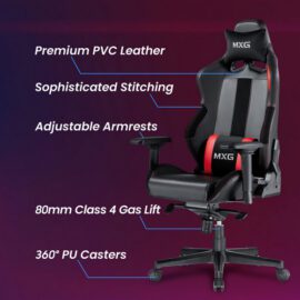 MXG PGC 01 Premium PVC Gaming Chair with Headrest and Lumbar Support Lowest Price in Pakistan 01