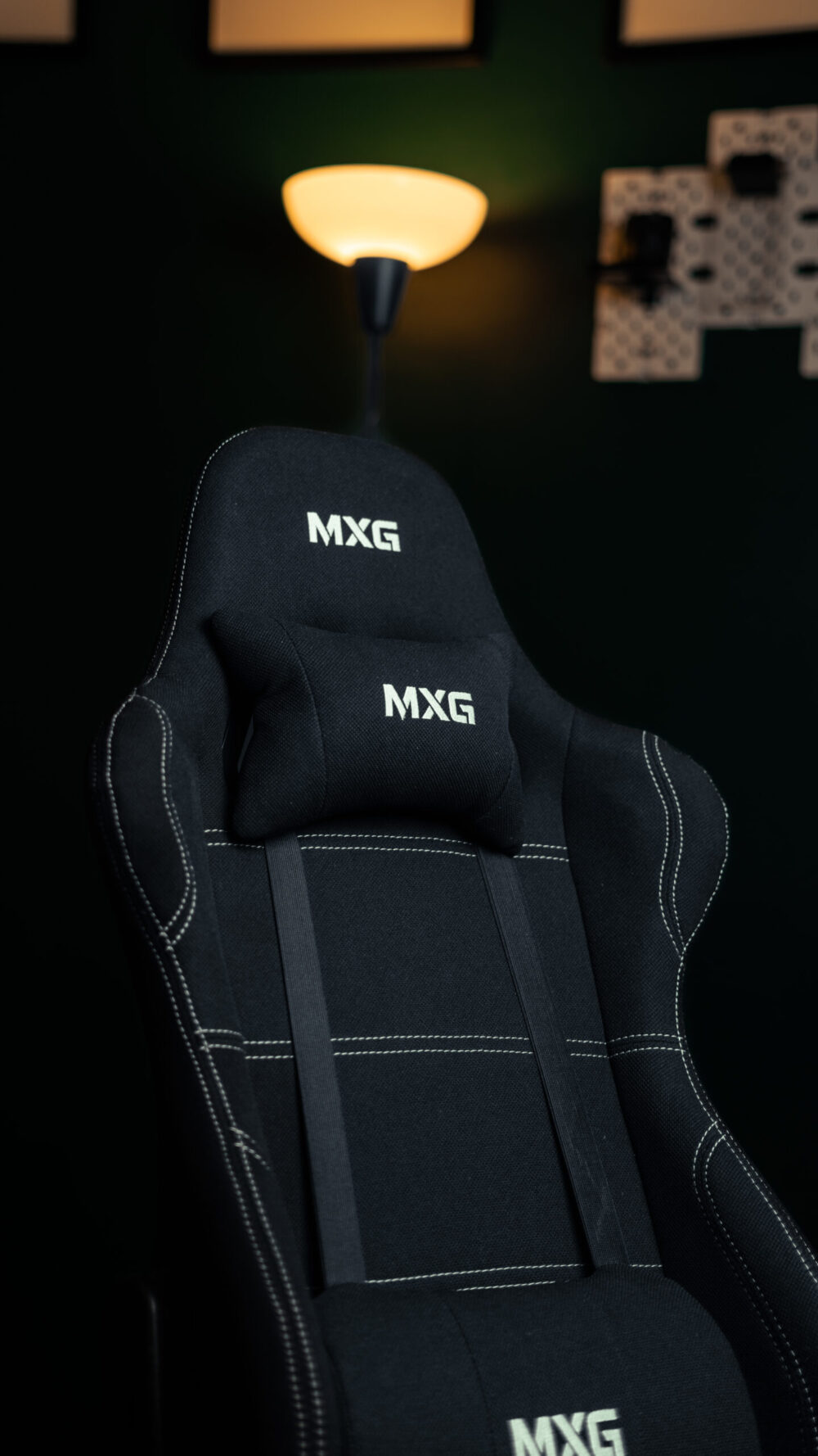 MXG FGC 01 Upholstered Fabric with Headrest and Lumbar Support Gaming Chair Price in Pakistan 05 scaled