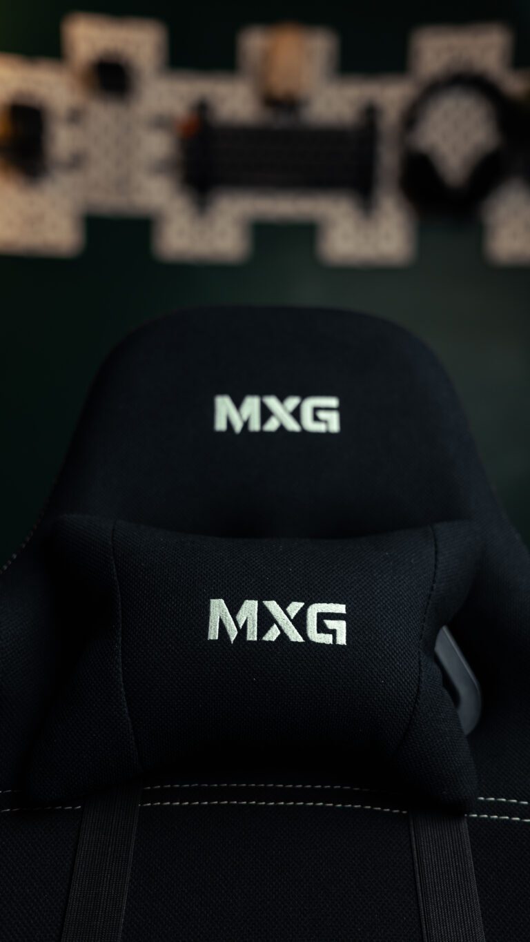 MXG FGC-01 Upholstered Fabric with Headrest and Lumbar Support Gaming Chair Price in Pakistan 06