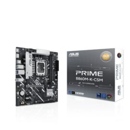 Asus PRIME B860M-K-CSM Motherboard, Intel Core Ultra Series Support, DDR5, PCIe 4.0