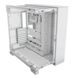Corsair 6500D AIRFLOW Tempered Glass Mid Tower Dual Chamber PC Case White 02