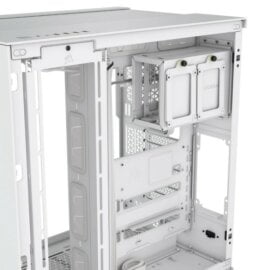 Corsair 6500D AIRFLOW Tempered Glass Mid Tower Dual Chamber PC Case White 03