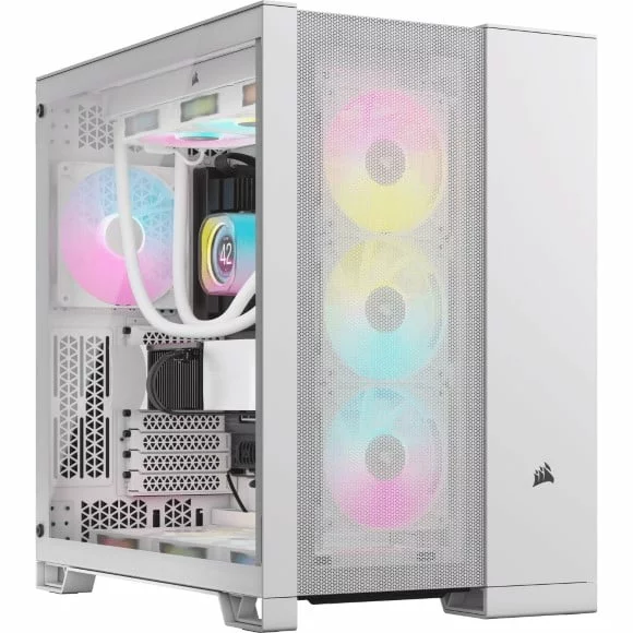 Corsair 6500d Airflow Tempered Glass Mid-tower Dual Chamber Pc Case 