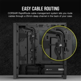 Corsair iCUE 4000D RGB AIRFLOW Mid Tower Case Black 3x AF120 RGB ELITE Lowest Price in Pakistan 02