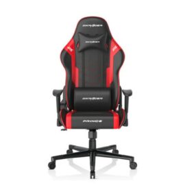 DXRacer Prince Series GC P132 NR F2 158 Gaming Chair 1D Armrests with Soft Surface Black Red Lowest Price in Pakistan