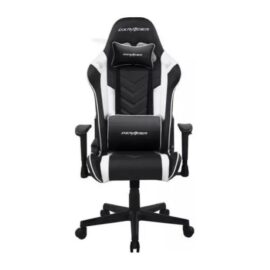 DXRacer Prince Series GC P132 NW F2 158 Gaming Chair 1D Armrests with Soft Surface Black White Lowest Price in Pakistan