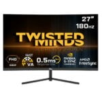 Twisted Minds 27‘ TM27FHD180VA Curve FHD 180Hz VA 0.5ms HDMI2.0 HDR Gaming Monitor Lowest Price in Pakistan