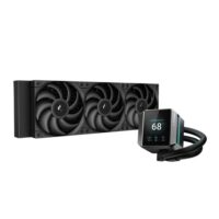 DeepCool MYSTIQUE 360 5th Gen Pump 3400RPM 640x480 TFT LCD Screen Anti Leak Liquid Cooler Lowest Price in Pakistan 01