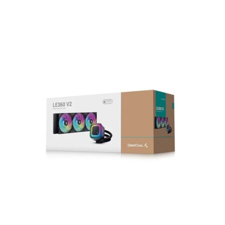 Deepcool LE360 V2 ARGB 360mm Liquid CPU Cooler Black