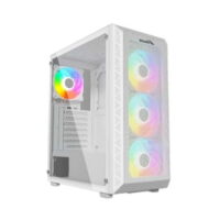 Thunder Furor Next Level TGC 225w 3 ARGB Fans Pre Installed ATX Case White
