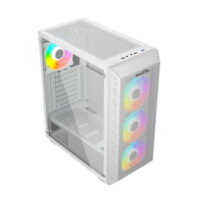 Thunder Furor Next Level TGC 225w 3 ARGB Fans Pre Installed ATX Case White Lowest Price in Pakistan