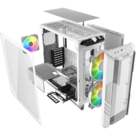 105238 cooler master haf 500 mid tower pc case white 3 510x510