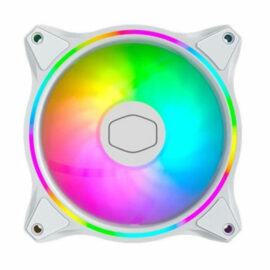 105551 Cooler Master MasterFan MF120 Halo C2 B2 White 3in1 ARGB 120mm Case Fan 1