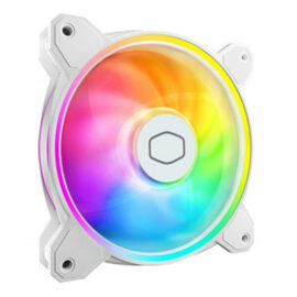 105563 Cooler Master MasterFan MF140 Halo C2 B2 140mm ARGB PC Case Fan White