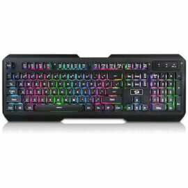 105712 Redragon K506 Centaur 7 Color Rainbow Backlit Full Size Gaming Keyboard With Numeric Keypad 1