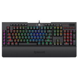 105718 redragon k586 brahma rgb mechanical gaming keyboard with blue switches