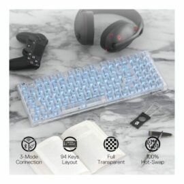 105730 Redragon IRELIA PRO K658CT RGB PRO Wireless Mechanical Keyboard White 1 510x510