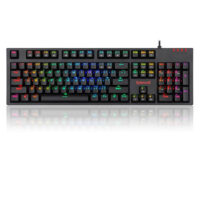 105739 Redragon K592 RGB Mechanical Gaming Wired Keyboard with Ultra Fast V Optical Blue Switches