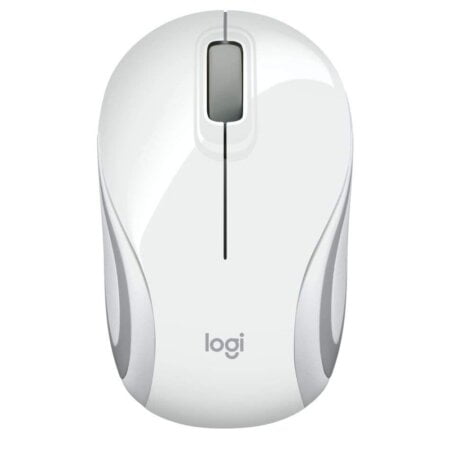 Logitech M187 Wireless Ultra Portable Mouse (White)