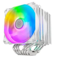 107550 silverstone hydrogon d120 argb dual tower cpu cooler white 1