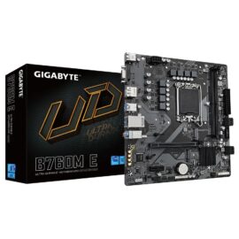 GIGABYTE B760M E DDR5 Intel B760 LGA 1700 Micro ATX Motherboard