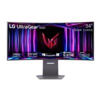 LG 34GS95QE B 34 UltraGear™ OLED WQHD 240Hz 0.03ms G Sync Compatible 800R Curved Gaming Monitor Price in Pakistan