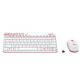 Logitech MK240 Wireless Keyboard and Mouse Combo with Nano receiver White 920 008201 Lowest Price in Pakistan 01