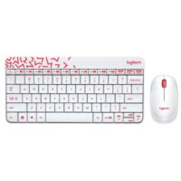 Logitech MK240 Wireless Keyboard and Mouse Combo with Nano receiver White 920 008201 Lowest Price in Pakistan