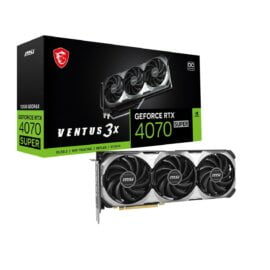 MSI GeForce RTX 4070 SUPER 12G VENTUS 3X OC GDDR6X PCI Express 4.0 ATX Graphics Cards Lowest Price in Pakistan