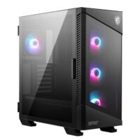 MSI MPG VELOX 100R Black SPCC Steel Laminated Tempered Glass ATX Mid Tower Gaming Case