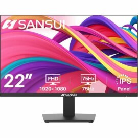 SANSUI Monitor ES 22F1 22 inch IPS Panel 1080p FHD 75Hz Computer Monitor Lowest Price in Pakistan