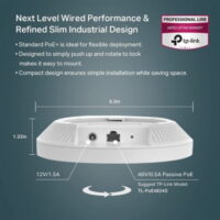 TP Link EAP650 AX3000 Ceiling Mount WiFi 6 Access Point Omada Mesh PoE Powered price in pakistan 02