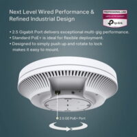 TP Link EAP670 AX5400 Multi Gigabit Ceiling Mount WiFi 6 Access Point Omada Mesh price in pakistan 02