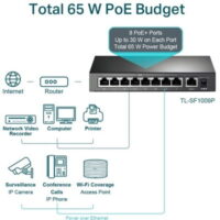 TP Link TL SF1009P 9 Port 10 100Mbps Desktop Switch with 8 Port PoE Ver 1.0 price in pakistan 03