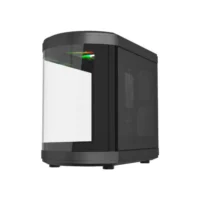 Thunder Rogue TGC-657B Modern Aesthetic Dual Chamber Panoramic Tempered Glass Mid-Tower ATX PC Gaming Case – Black 10