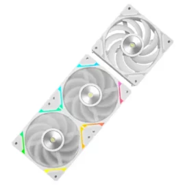 Thunder Ember TCS-45W 3 Pack White – (ARGB 120mm LED PWM Daisy-Chain) 2