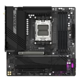 GIGABYTE B650M AORUS Elite AX Gaming Motherboard (AM5/ LGA 1718/ AMD B650/ Micro-ATX// DDR5/ 2* M.2/ PCIe 5.0/ USB 3.2 Gen2X2 Type-C/Intel 2.5GbE LAN/Q-Flash Plus/EZ-Latch) 2