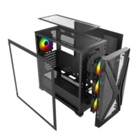 Thunder Diesel TGC-684 ATX Gaming Case – 3 ARGB Fans Pre-Installed 4