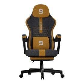 Boost Surge Pro with Footrest Gaming Chair Brown 01